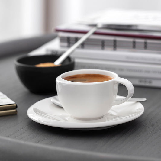 New Moon - White Espresso Cup (Set of 4)