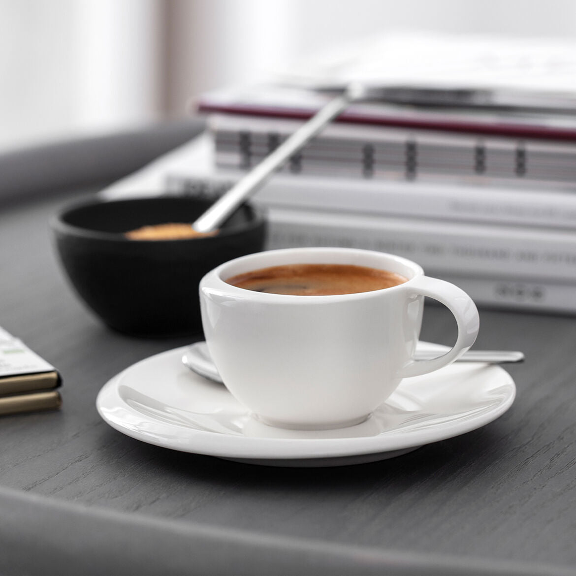 New Moon - White Espresso Cup (Set of 4)