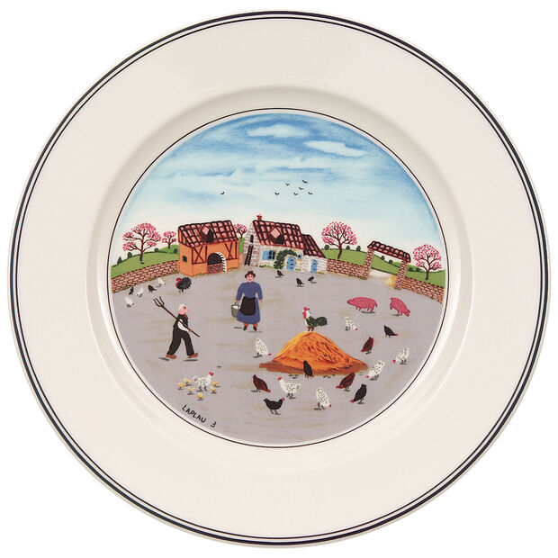 Design Naif - Salad Plate Country Yard (Set of 6)